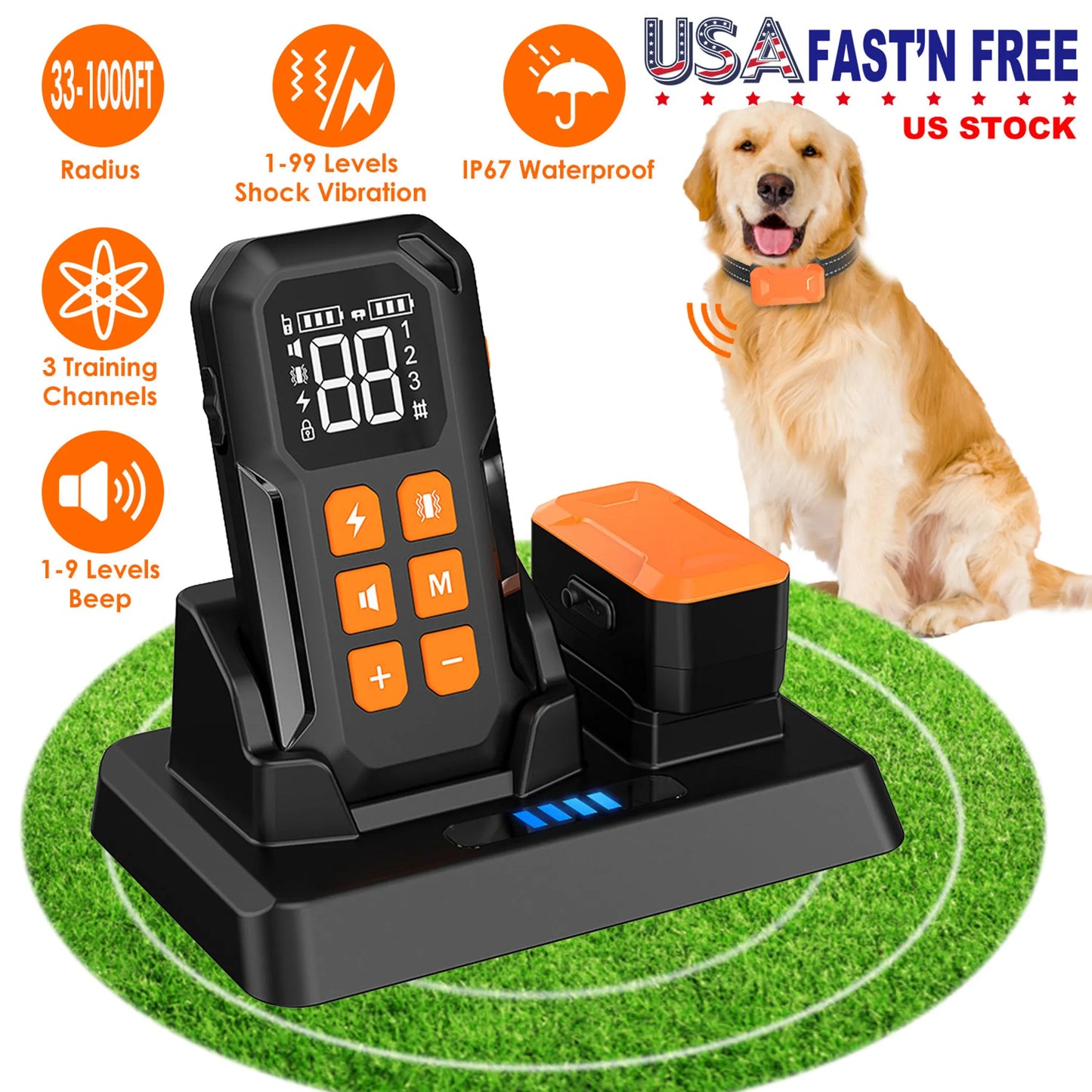 2 In 1 Wireless Electric Dog Fence